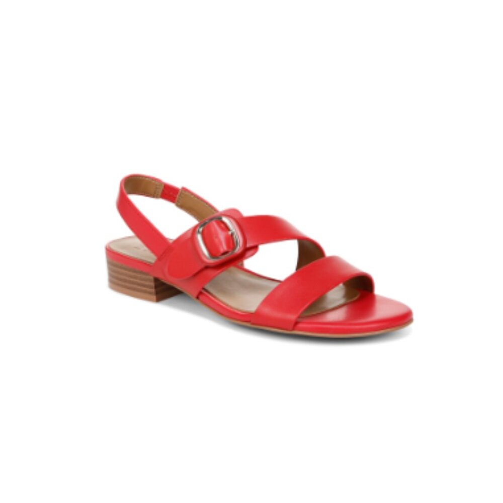 Naturalizer Meesha Strappy Sandal in Red Leather NWT